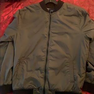Olive Green Bomber Jacket